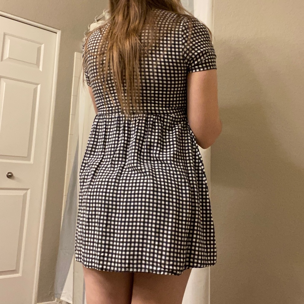 Checkered Mini Dress